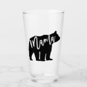 Mutter Bear Personalized Glas (Vorderseite)