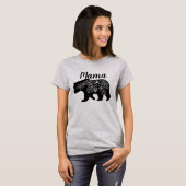 Mutter Bear Tshirt mit Blumen (Vorne ganz)