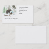 Mutter Bear und Baby-Visitenkarten Visitenkarte (Vorne/Hinten)