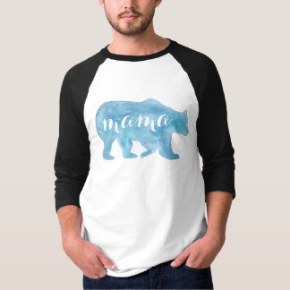 Mutter Bear Watercolor Raglan Tee Unisex