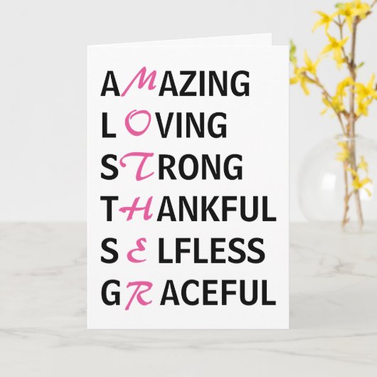 Mutter bedeutet Muttertag Karte (Gelbe Blume)