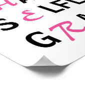 Mutter bedeutet Muttertag Poster (Ecke)