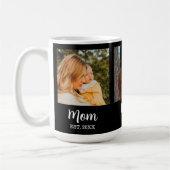 Mutter Begründetes Skript Schwarz 3 Foto Kaffeetasse (Links)