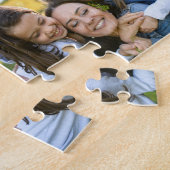 Mutter Begründetes Skript Schwarz 3 Foto Puzzle (Seite)