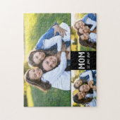 Mutter Begründetes Skript Schwarz 3 Foto Puzzle (Vertikal)