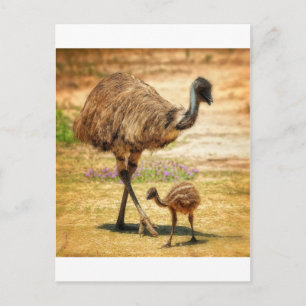 Mutter behielt ein Auge auf ihr Kind Postkarte