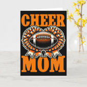 Mutter beider Football Cheerleading Cheer Mutter S Karte (Gelbe Blume)