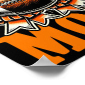Mutter beider Football Cheerleading Cheer Mutter S Poster (Ecke)