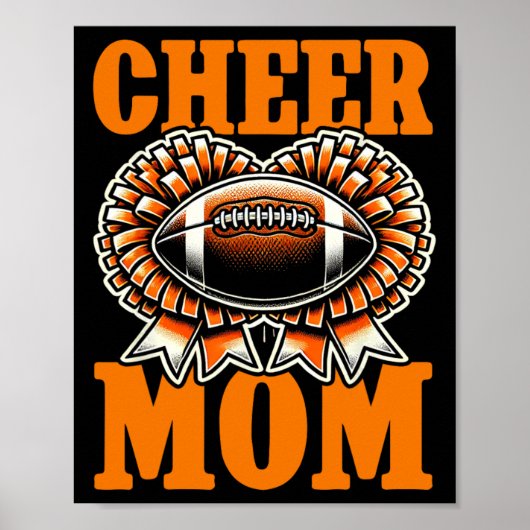 Mutter beider Football Cheerleading Cheer Mutter S Poster (Vorne)