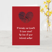 Mutter-Beileid-Karte von dalDesignNZ Karte (Gelbe Blume)