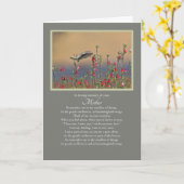 Mutter Beileid Spirituelles Beileid Karte (Gelbe Blume)