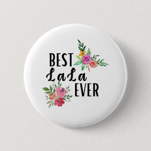 Mutter Best Lala je Geburtstag Button