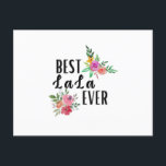 Mutter Best Lala je Geburtstag Postkarte<br><div class="desc">Mutter Best Lala je Geburtstag</div>