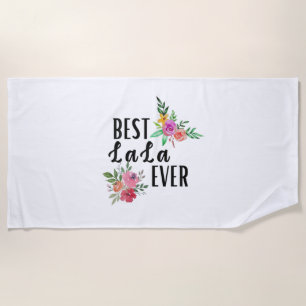Mutter Best Lala je Geburtstag Strandtuch