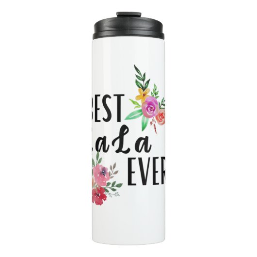 Mutter Best Lala je Geburtstag Thermosbecher (Vorderseite)