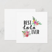 Mutter beste Lala jemals Geburtstag Einladung (Vorne/Hinten)
