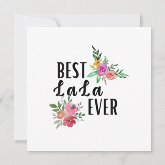 Mutter beste Lala jemals Geburtstag Einladung (Vorderseite)