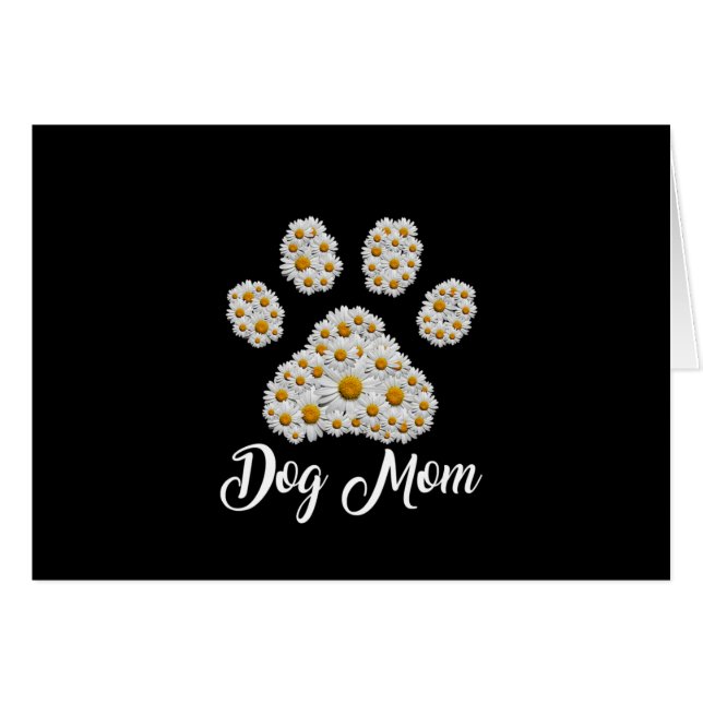 Mutter Beste Mama für Hunde je Geburtstag (Vorderseite (Horizontal))