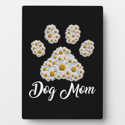 Mutter Beste Mama für Hunde je Geburtstag Fotoplatte (Vorderseite)
