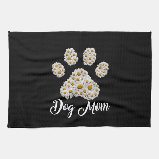 Mutter Beste Mama für Hunde je Geburtstag Geschirrtuch (Horizontal)