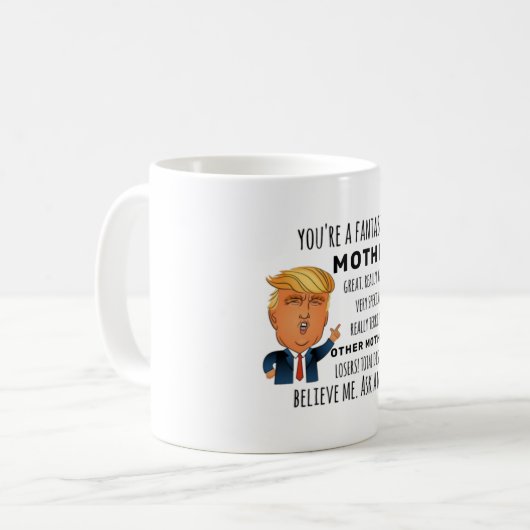Mutter Bestes Geschenk Kaffeetasse (Vorderseite Links)