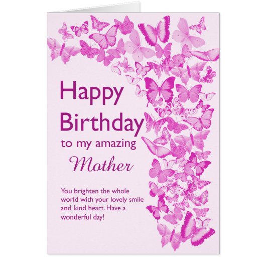 Mutter Birthday Butterflies (Vorne)