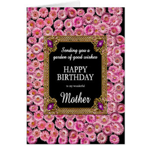 Mutter Birthday Pink Daisies