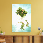 Mutter Blossom Canvas Print (verschiedene Größen) Leinwanddruck (Insitu (Wohnzimmer))
