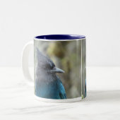 Mutter Blue Mug Zweifarbige Tasse (Vorderseite Links)