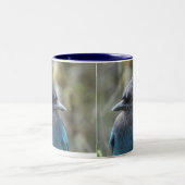 Mutter Blue Mug Zweifarbige Tasse (Mittel)