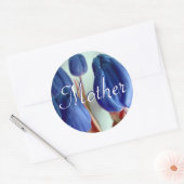 Mutter Blue Tulips Sticker (Umschlag)