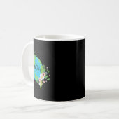 Mutter Blume Umweltschutz Kaffeetasse (Vorderseite Links)