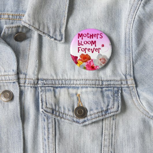 Mutter-Blüte knöpft für immer Button (Beispiel)