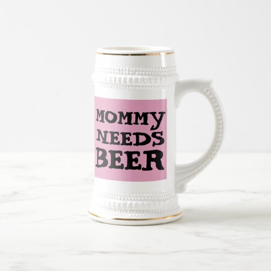 MUTTER BRAUCHT BIER, BIERKRUG BIERGLAS (Rechts)