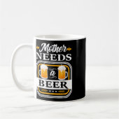 Mutter braucht eine Bierbraut und Biertrinker Kaffeetasse (Links)
