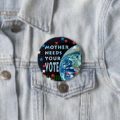 Mutter braucht Ihre Stimme mit großer Taste Button (Beispiel)