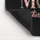 Mutter Bride Wedding Mob Blumenrosa Diamantring Mousepad (Ecke)