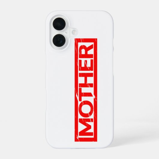 Mutter Briefmarke iPhone 16 Hülle (Rückseite)