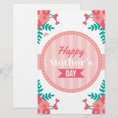 Mütter Briefpapier (Vorne/Hinten)