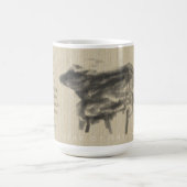 Mutter Buffalo und ihr Sack Chinesisch Ox Jahr pro Kaffeetasse (Mittel)