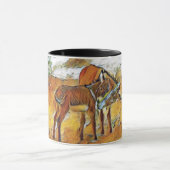 Mutter-Burro u. Sohn in Arizona Tasse (Zentrum)