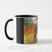 Mutter-Burro u. Sohn in Arizona Tasse (Links)