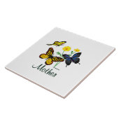 Mutter Butterfliegen Fliese (Seite)