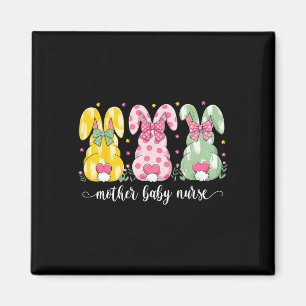 Mutter Byby Bunny Ostertag Süßes Kaninchen Familie Magnet