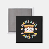 Mütter Camping Kawaii Smores Mütter haben mehr Spa Magnet (Vorderseite/Rückseite)