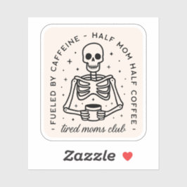 Mütter Club lustige Kaffee Liebhaber Zitate Aufkleber