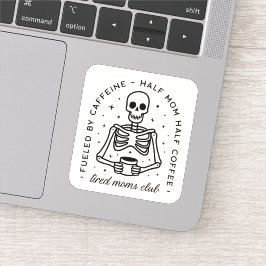 Mütter Club lustige Kaffee Liebhaber Zitate Aufkleber