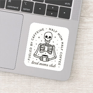 Mütter Club lustige Kaffee Liebhaber Zitate Aufkleber