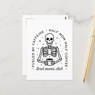 Mütter Club lustige Kaffee Liebhaber Zitate Postkarte