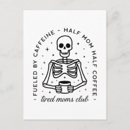 Mütter Club lustige Kaffee Liebhaber Zitate Postkarte